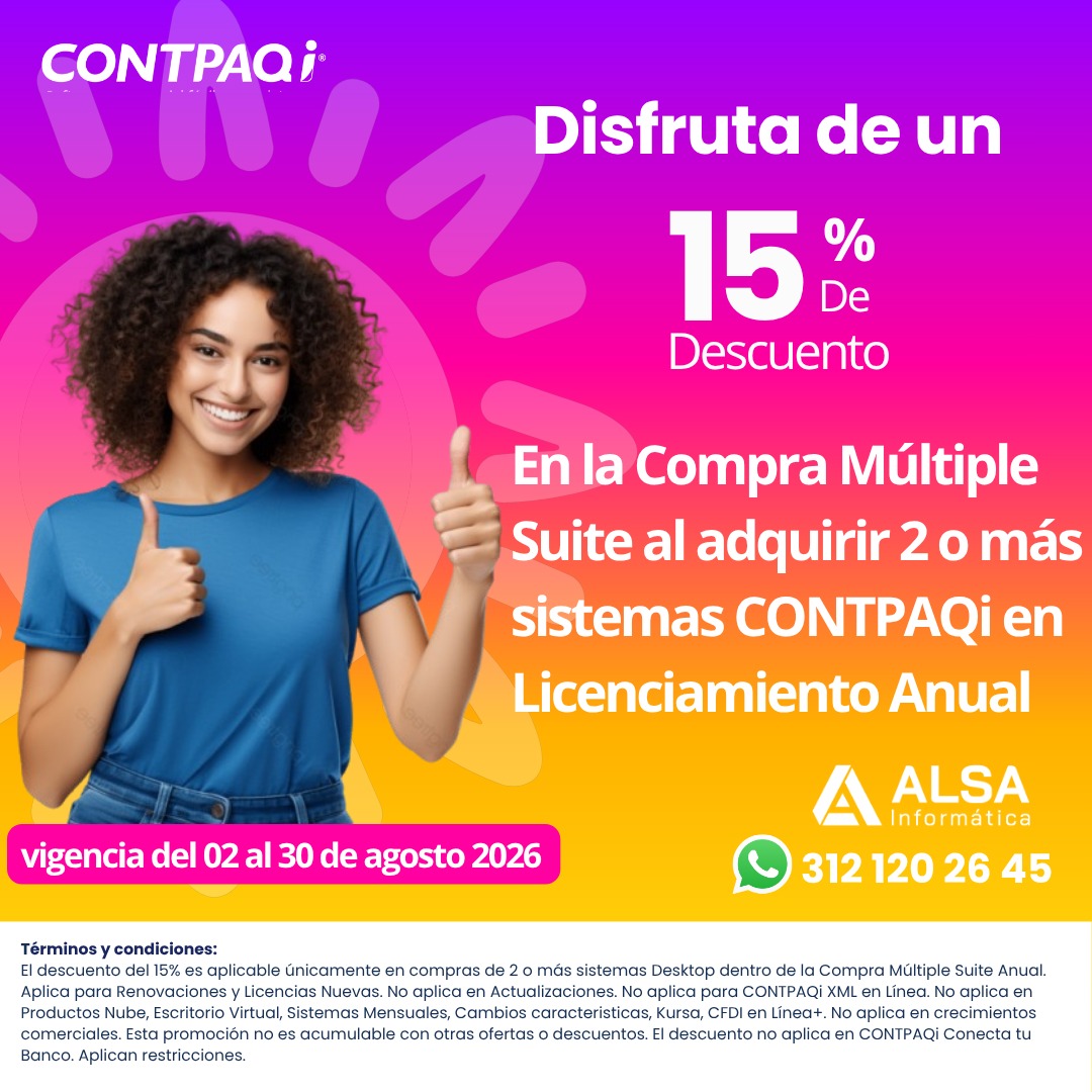 Promoción Múltiples Suite CONTPAQi