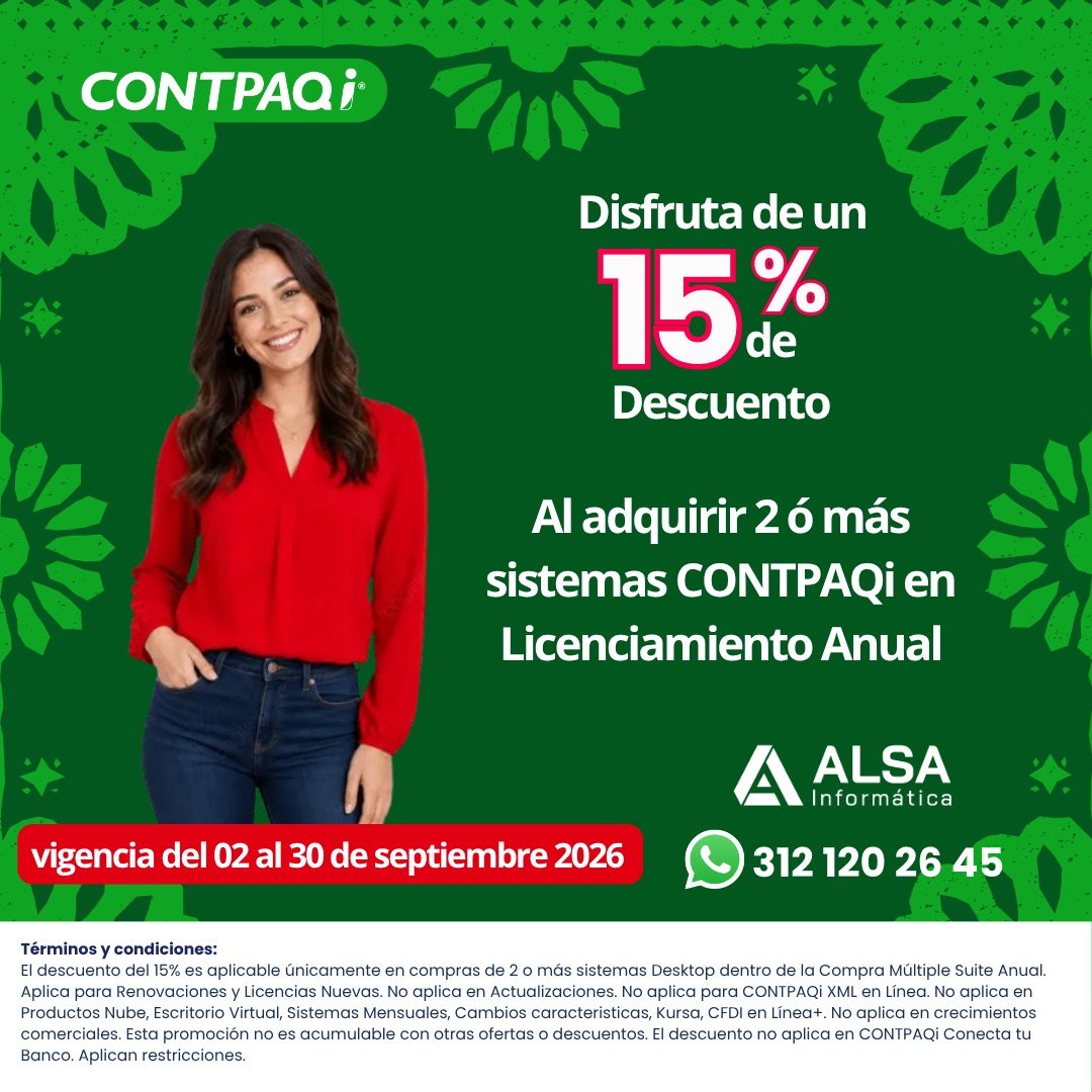 Promociones Septiembre CONTPAQi