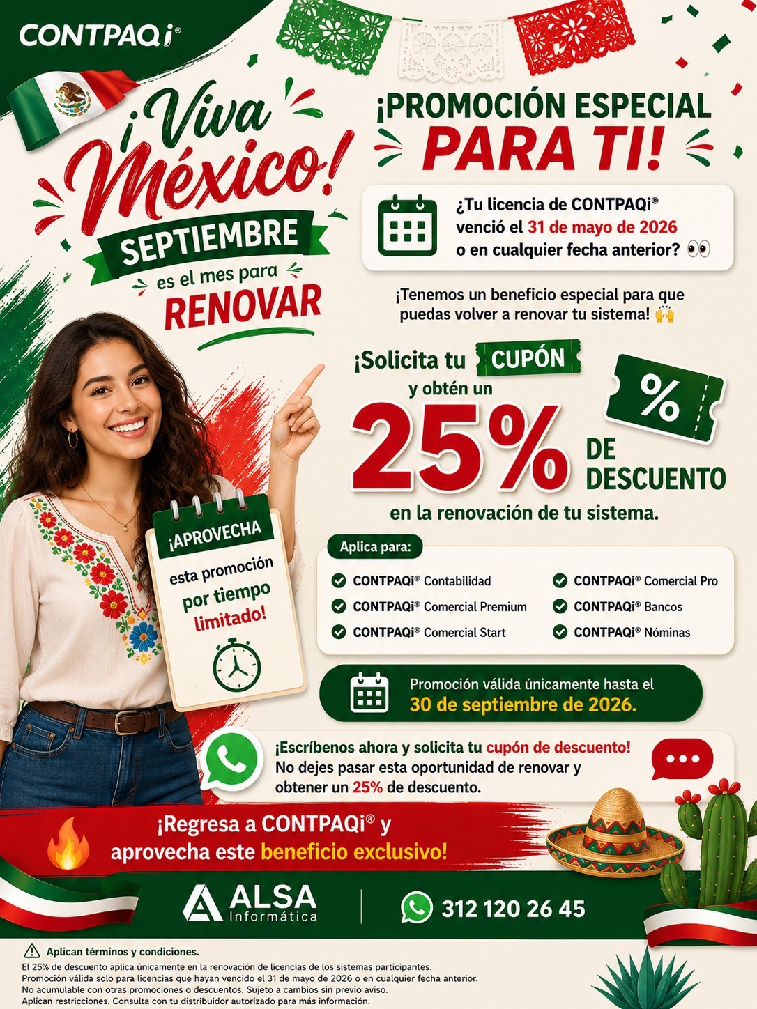 Promoción Especial Renovación CONTPAQi